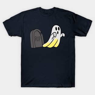 Graveyard Ghost Wrong Sheet T-Shirt